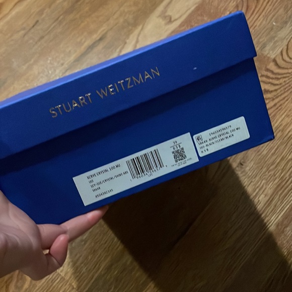 Stuart Weitzman Ella 100mm crystal-embellished mules Size 39 8.5 - Picture 9 of 9